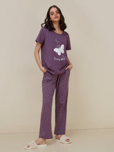 Purple Butterfly PJs Set