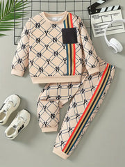 Kids Letter Print Set