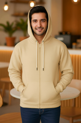 Beige Classic Hoodie