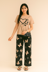 Heart & Butterfly PJs SET