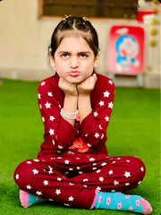 Maroon Teddy Bear Kids Wear