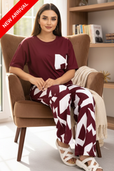 Dries Van Noten White & Maroon