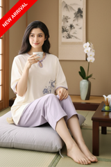 Purple Ivory PJs Set