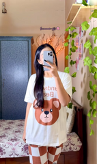 Handsome Bear Printed PJs SET