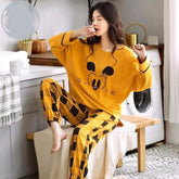 Yellow Mickey Mouse PJs SET