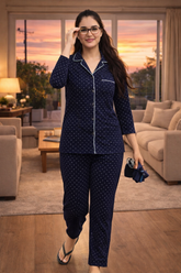 Moonlit Meadow Black PJs Set