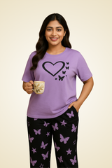 Purple Heart & Butterfly PJs (Copy)