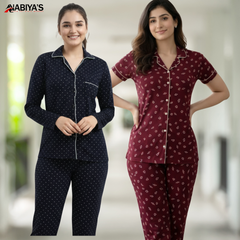 Moonlits & Maroon Belleza Pack OF 2