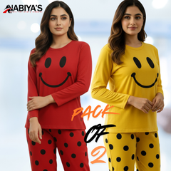 Red & Yallow Smile Pack of 2