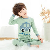 Green Car Printed Kids Wear (Each)