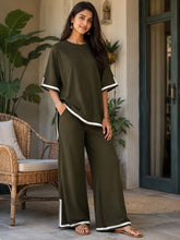 Green Plane Plazo PJs Set