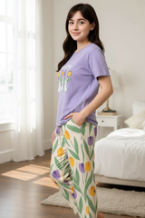 Cute Bunny Printed Night Suit