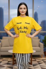 Yellow Let Me PJs SET