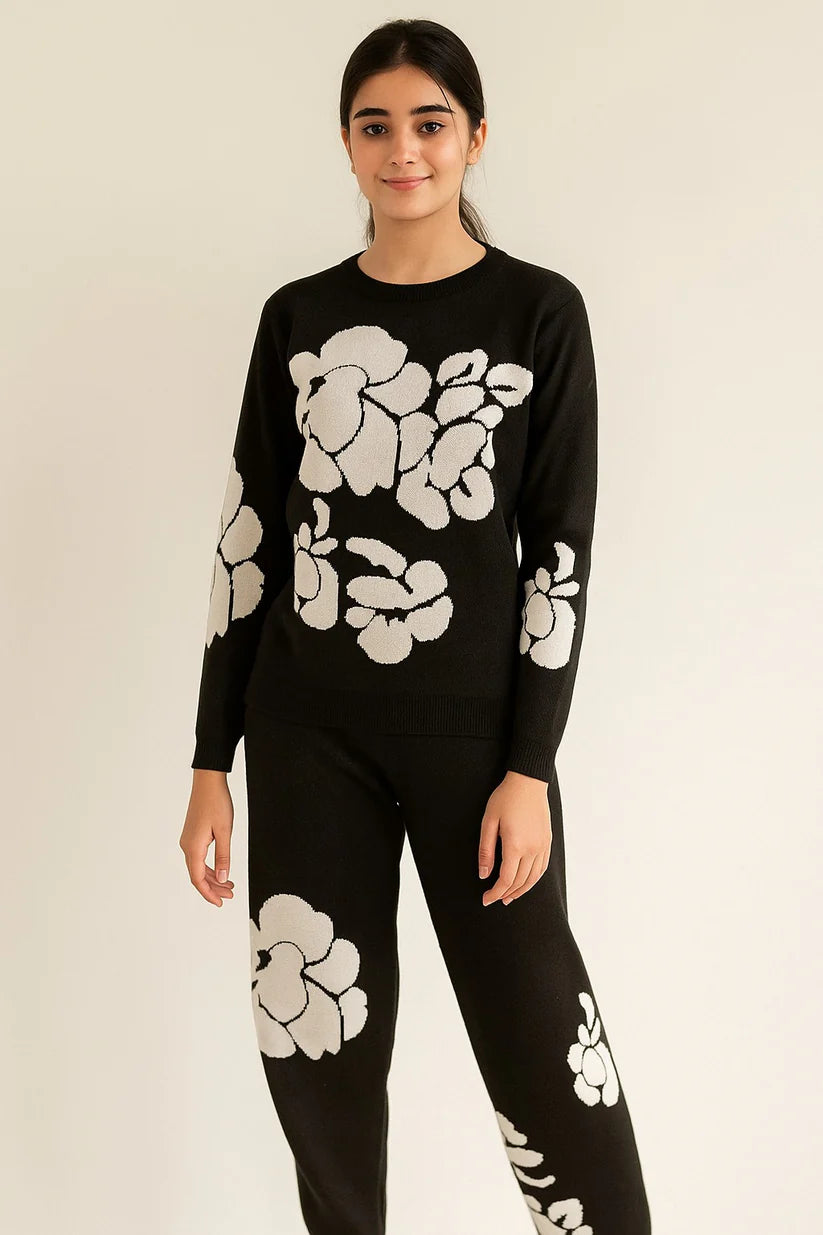 Floral Knit Co-ord – Bold