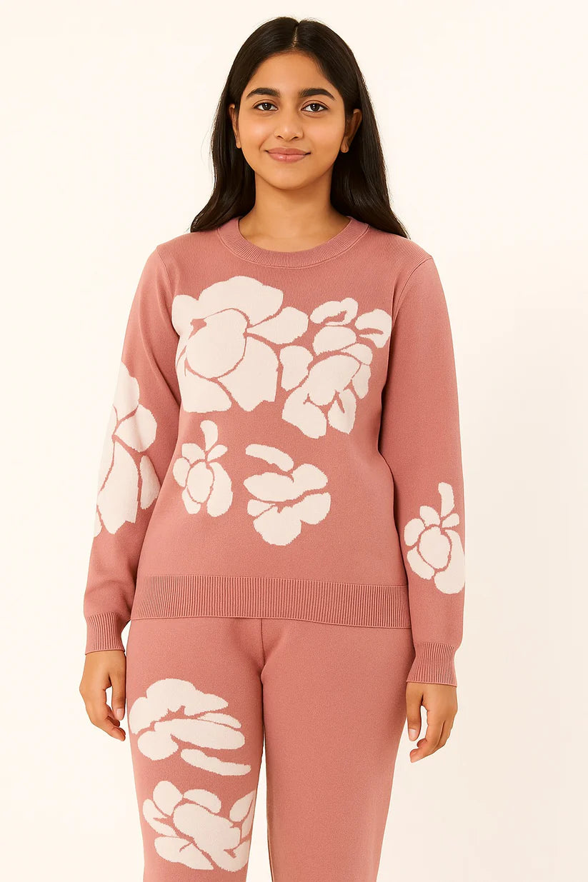 Floral Knit Co-ord – Bold