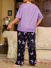 Purple Heart & Butterfly PJs