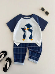 Penguin Half Sleeve Kids Suit
