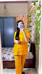 Yellow Capri PJs SET