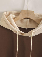 Cream Basic Hoodie For Women