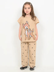 Baby Deer Half Sleeve Kids Suit
