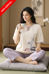 Purple Ivory PJs Set