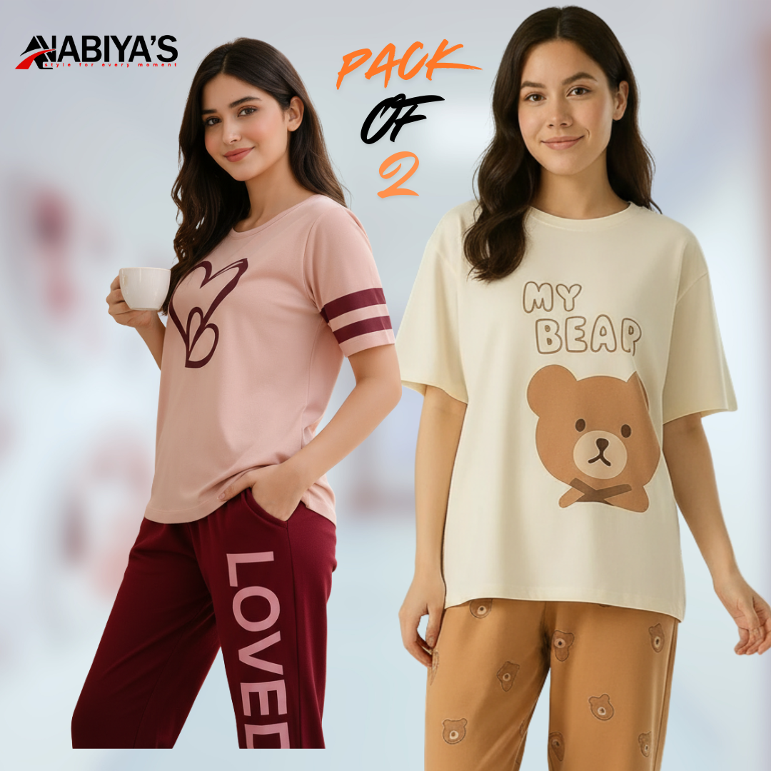 Double Heart & My Bear Pack Of 2