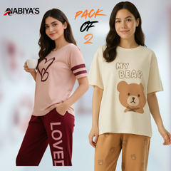 Double Heart & My Bear Pack Of 2