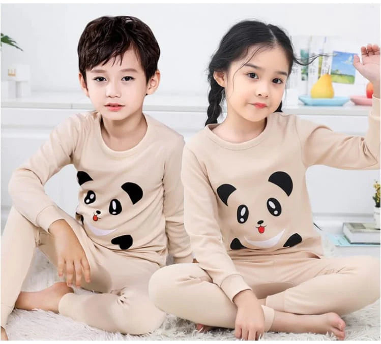 Cute Panda Printed Kids Wear (Each)