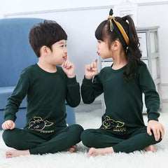 Green Happy Cow Printed Kids Wear