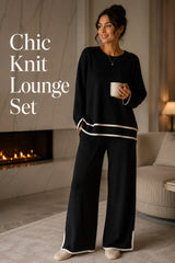 Gray Plane Plazo PJs Set