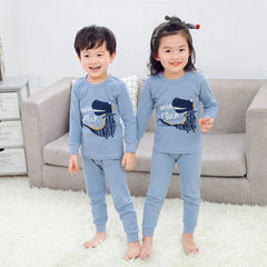Blue Dino Printed Kids Wear (Each)